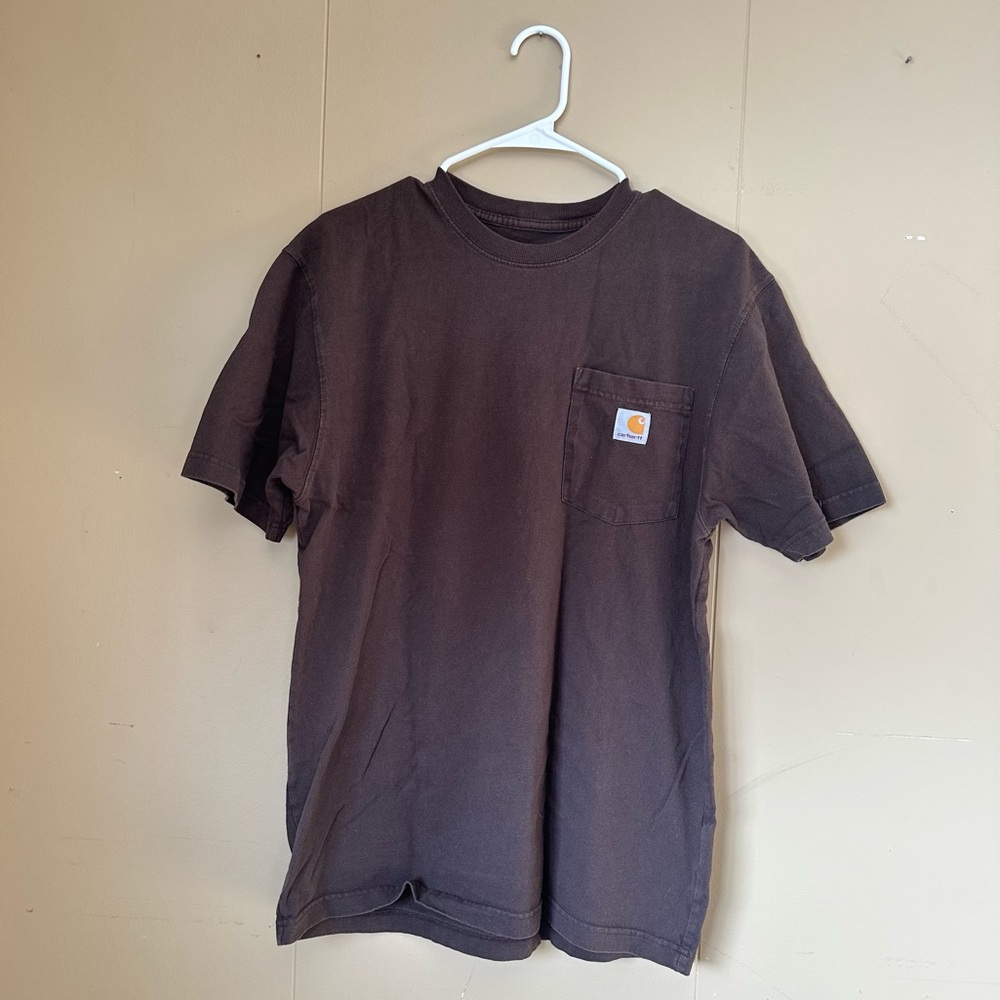 Brown Carhartt Work T-Shirt